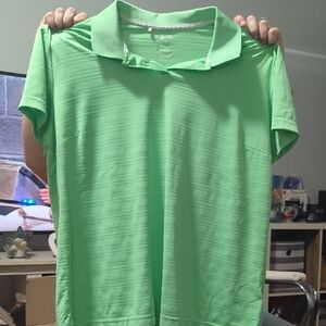 adidas Green Polo Blouse
